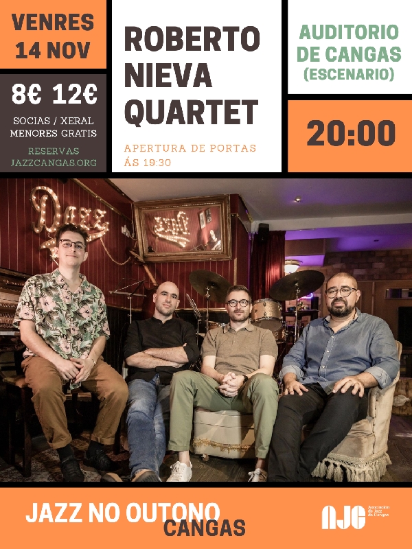 Concierto de Roberto Nieva Quartet en Cangas